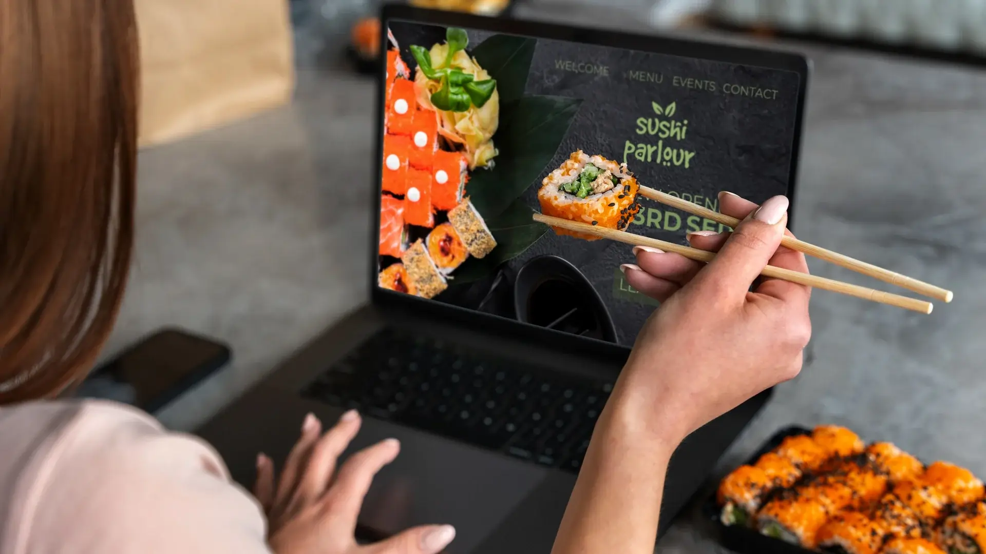 restaurant website design in bangkok
